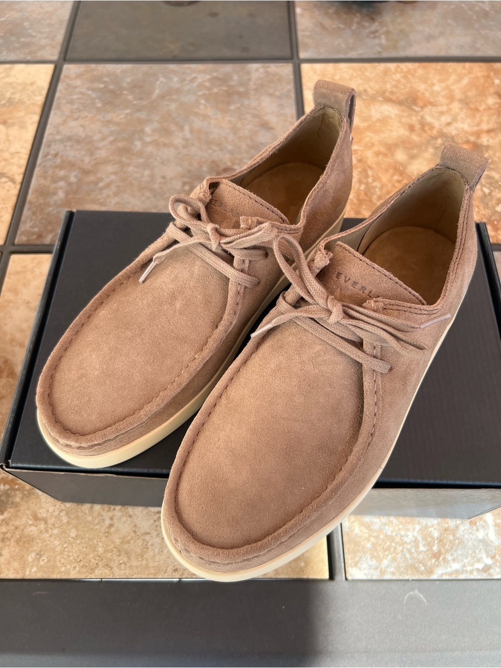 Everlane Mens “The Desert Shoe” - Sepia, Size 7, 7.5, 12.5